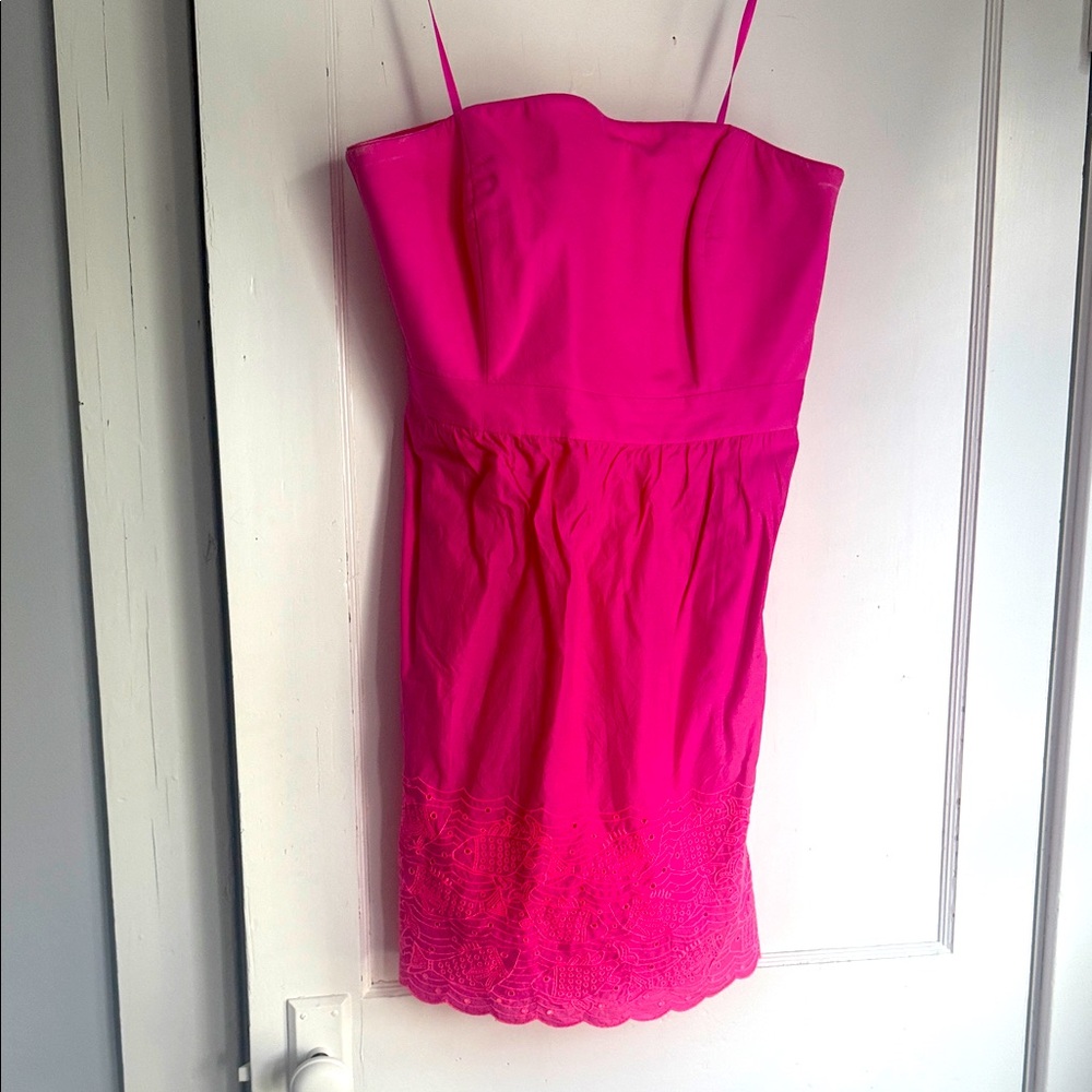 Vineyard Vines Elegant Pink Strapless Dress